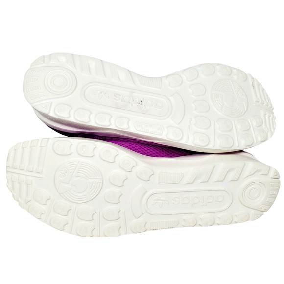 adidas Originals ZX Flux ADV Virtue W Running Shoes Size 9.5 Shock Purple/White - Picture 6 of 7